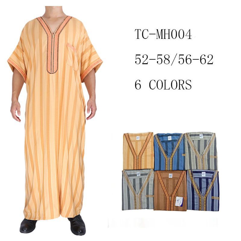 非洲穆斯林服装摩洛哥风格的伊斯兰大袍详情图3