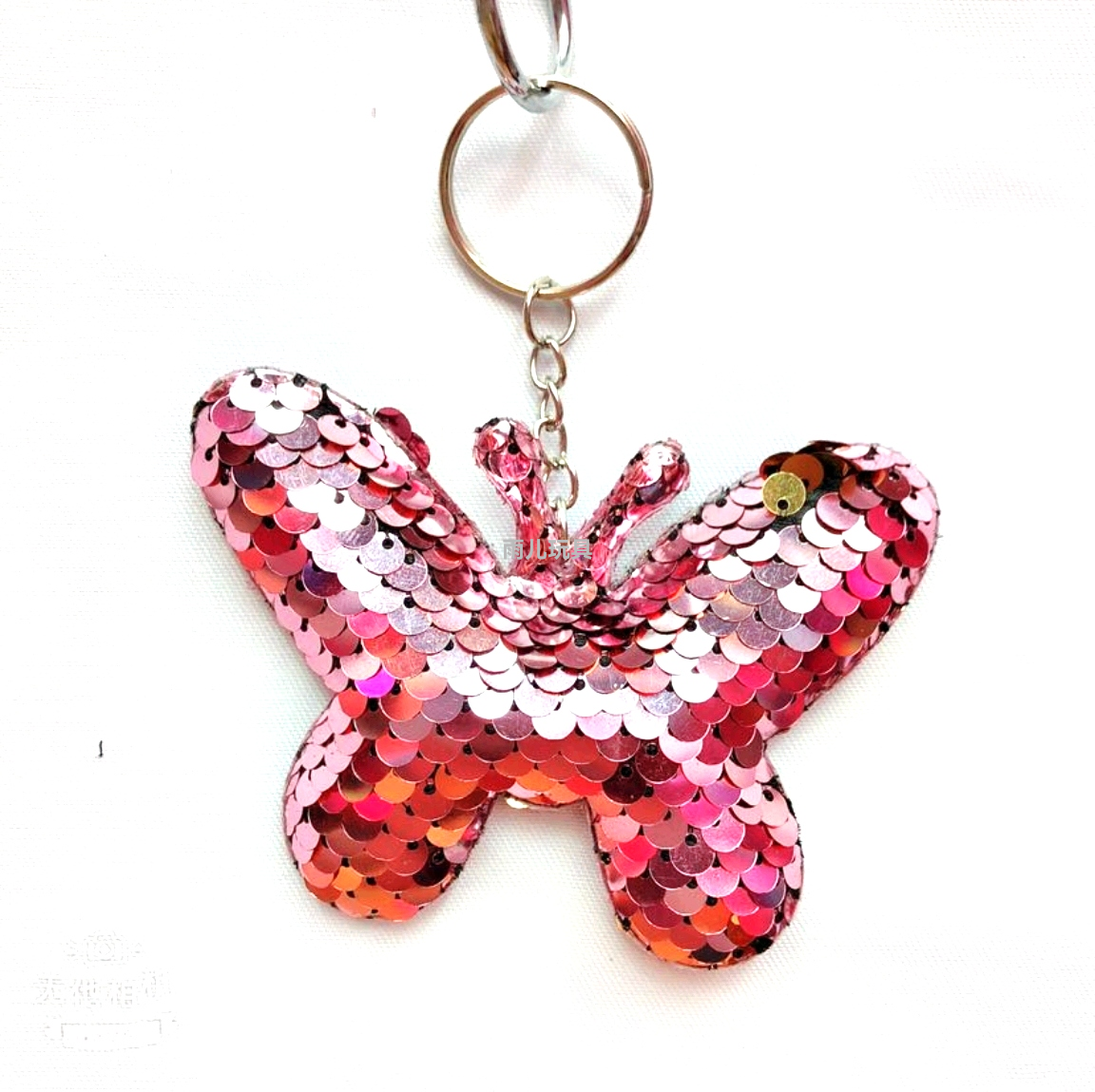 Ultrasonic sequin pendant, sequin keychain, cartoon sequin pendant, butterfly pendant, sequin butterfly pendant