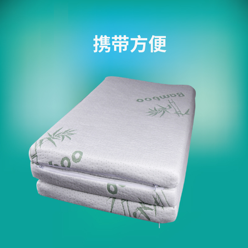 Memory foam slow rebound high-density folding sponge thin cushion thick mattress cm single person three-fold soft cushion dormitory details Picture