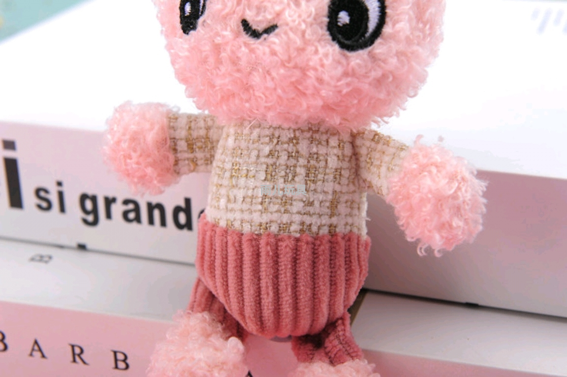 Plush toy figurines, plush keychains, bag pendants, furry little bear pendants, keychains - bestsellers Item Picture