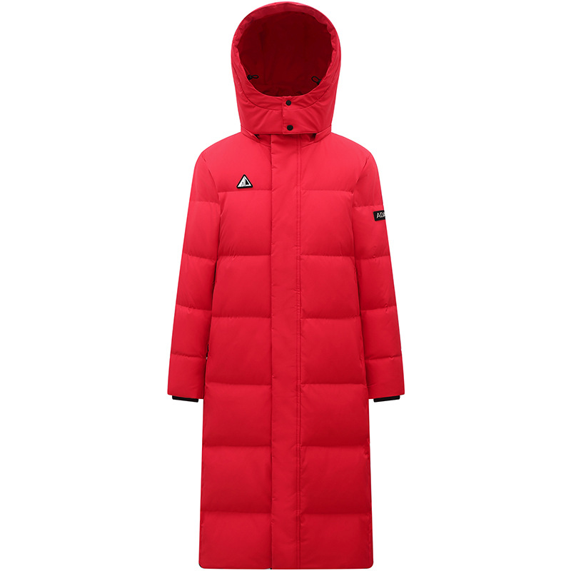 Down jacket for women 2021 New mid-length, knee-length, fashionable thick white duck down winter coat for couples Item Picture