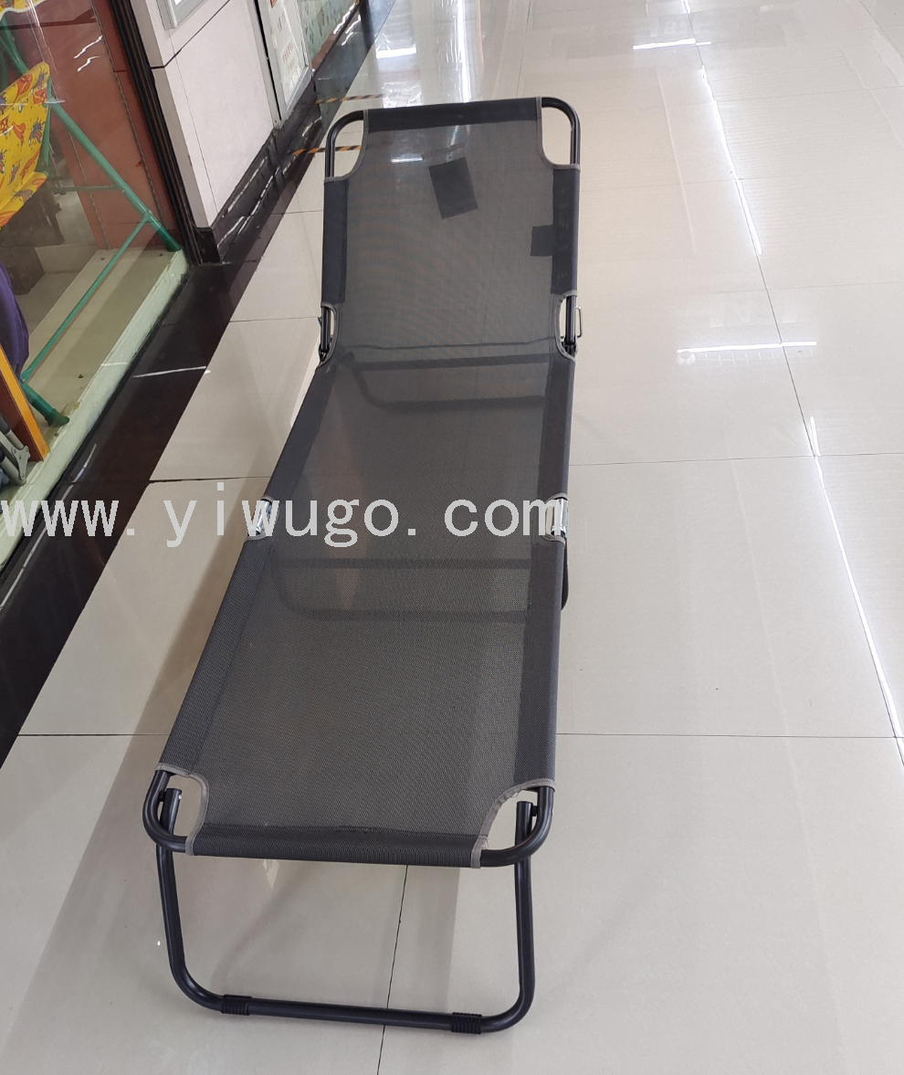 现货特斯林三折床午睡椅办公室折叠床床单人床沙滩床