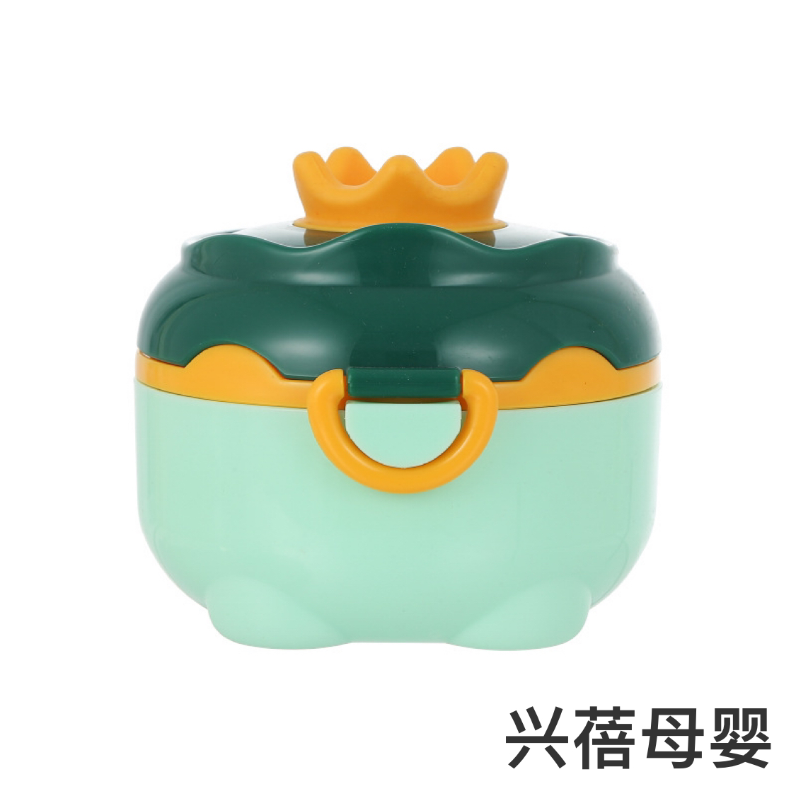 Crown Baby milk powder box is a portable large-capacity milk powder and snack packaging and storage container Item Picture