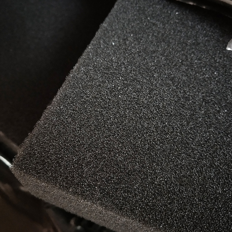 Customizable black honeycomb mesh sponge sheet fine-pore dust filter sponge blocks can be cut and processed Application Scenario