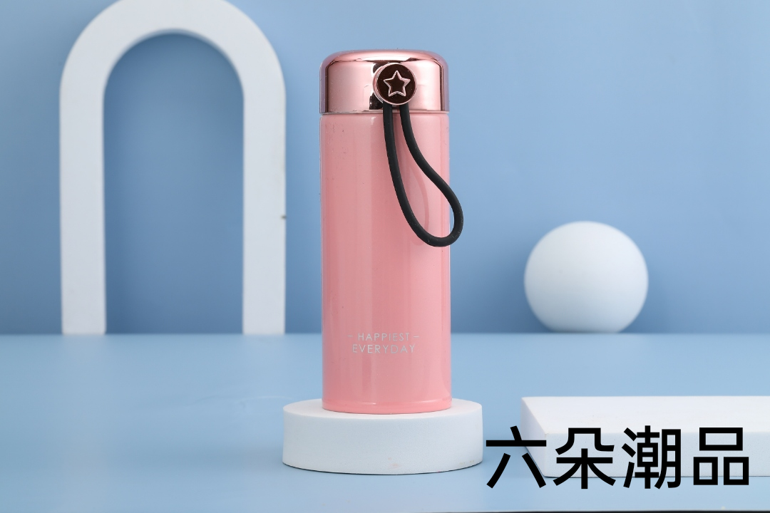 六朵无名便携迷你可爱小巧星星水杯随手保温杯电商爆款定制logo