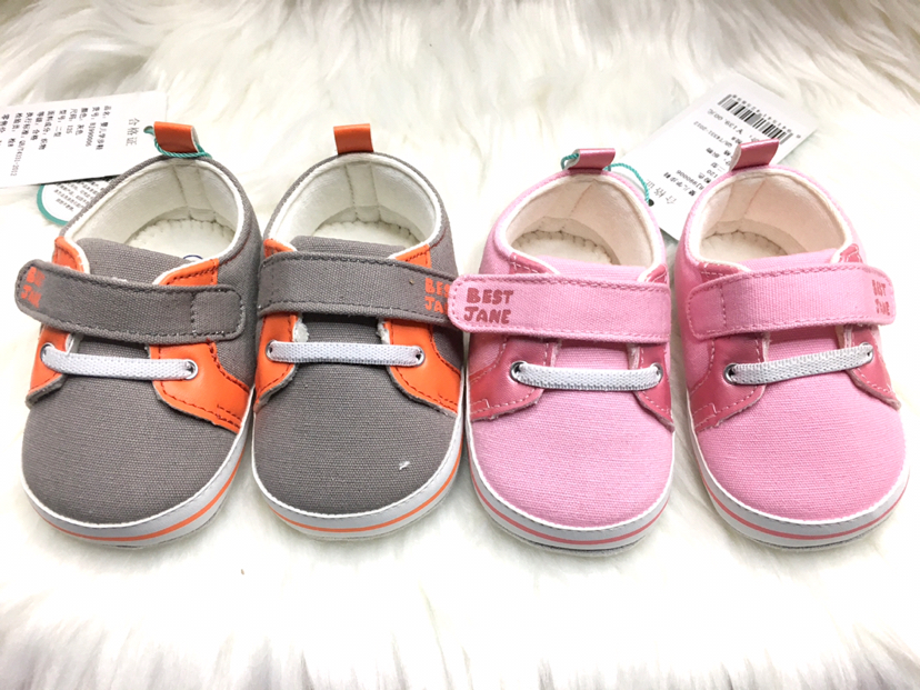Baby shoes canvas shoes super soft Velcro cartoon baby shoes toddler shoes manufacturers