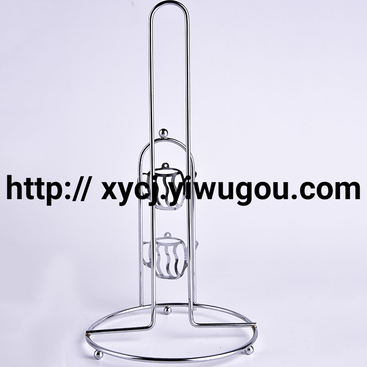 European high-grade iron art paper towel rack kitchen paper towel rack