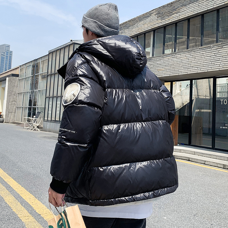 New men's down jacket 90 down jacket, filled with white duck down, trendy hooded, loose, fluffy, lightweight and thickened down jacket Application Scenario