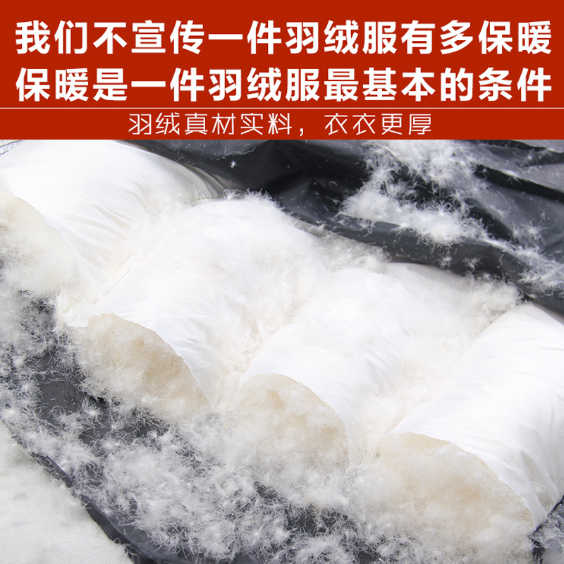 Wholesale of 2021 new style down jackets for middle-aged and elderly people, men's short style, thickened winter jacket for middle-aged fathers details Picture