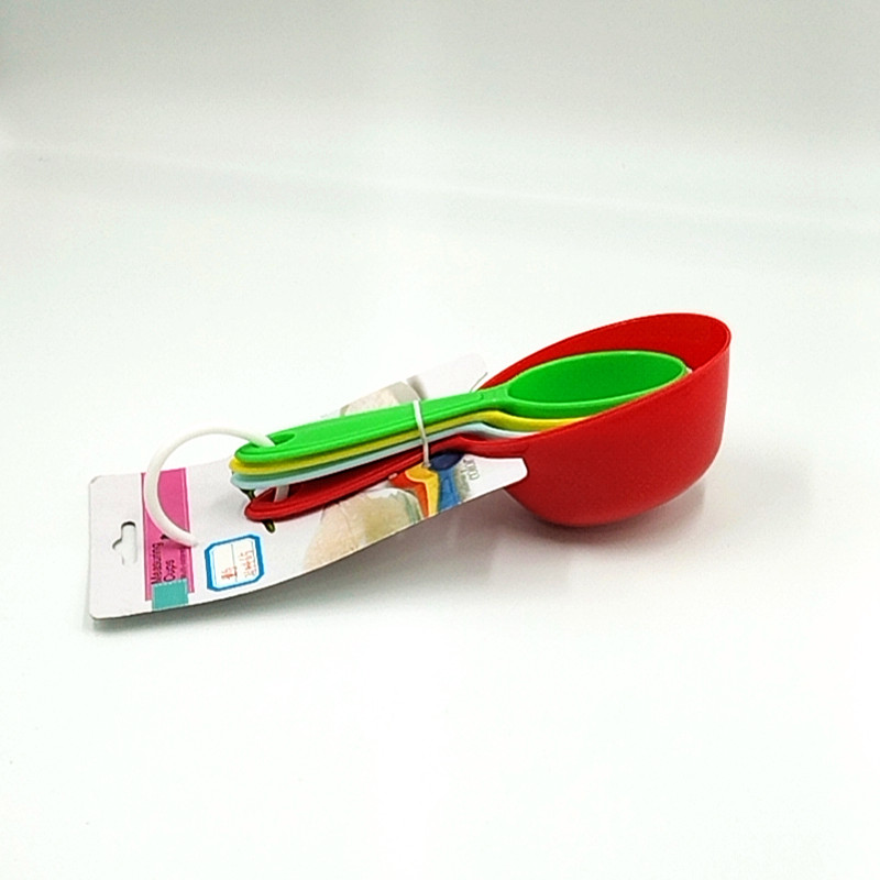 DIY plastic measuring spoon creative kitchen tool, colorful plastic household gram measuring spoon Item Picture