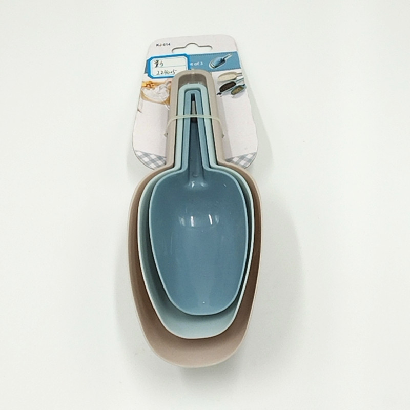 Multi-specification thickened PP plastic ice spatula, household colored flour spatula, kitchenware food spatula, multi-functional popcorn spatula