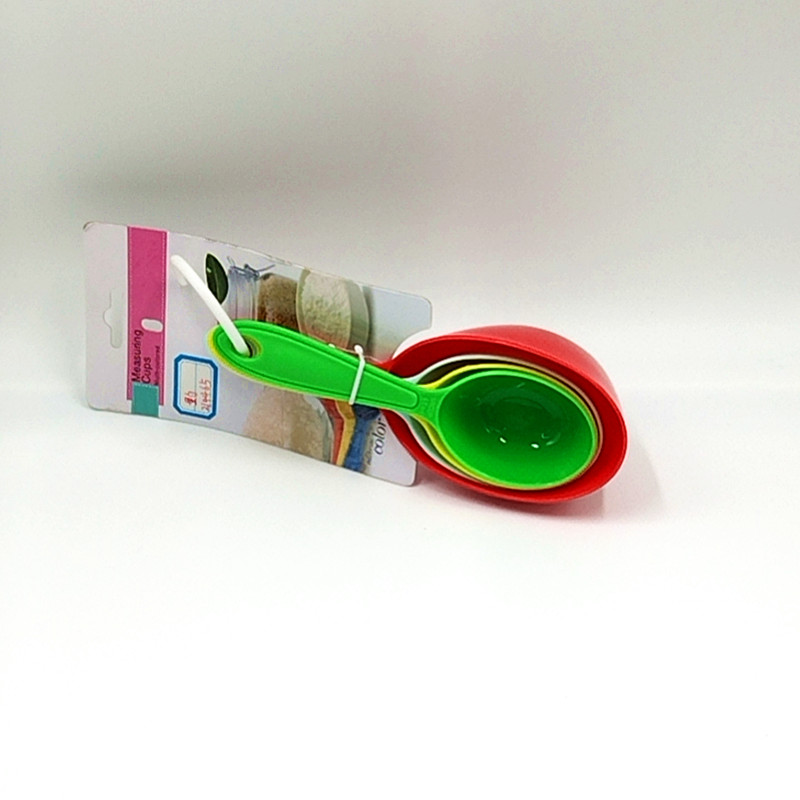 DIY plastic measuring spoon creative kitchen tool, colorful plastic household gram measuring spoon details Picture