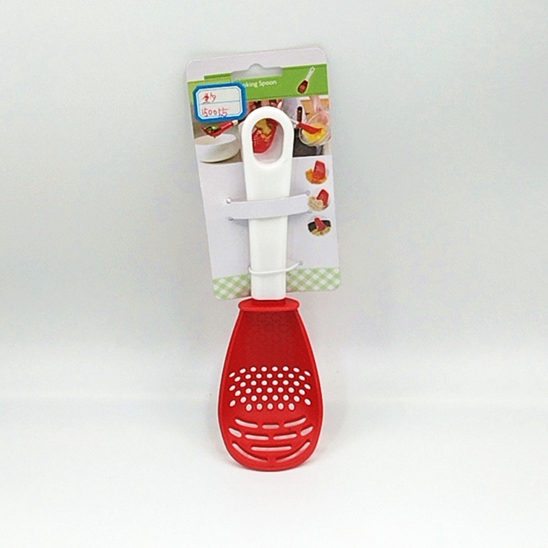 Kitchen multi-functional grinding and cooking spoon, mashing and draining spoon, ginger and garlic grinding spoon, household mashed potatoes and stir-frying spatula Item Picture