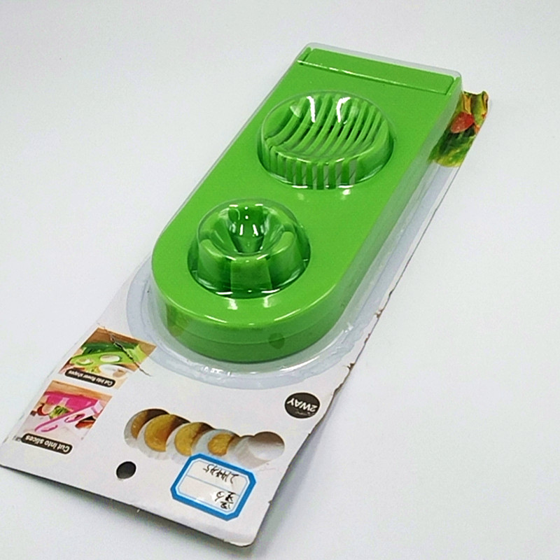 Plastic multi-functional egg slicer, kitchen egg slicer, baking small tool Specification image