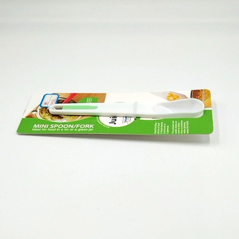 Plastic double-headed multi-functional fork, spoon and strainer for kitchen small tools Item Picture