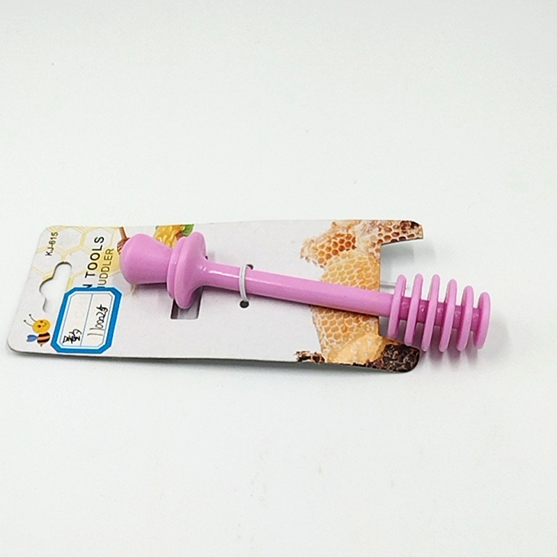 A simple and creative plastic honey scorer for the kitchen, a coffee and milk tea blender details Picture
