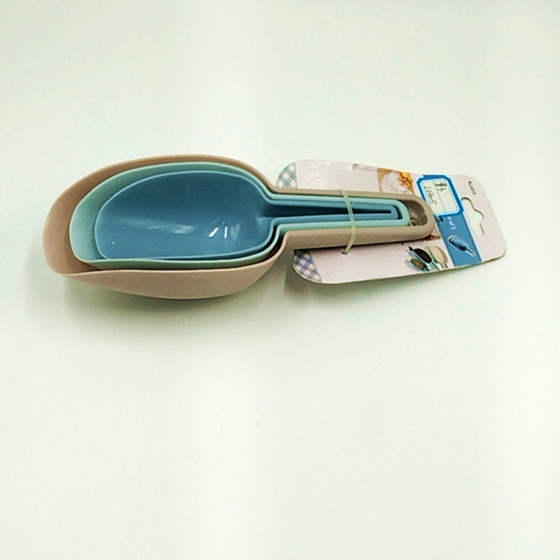 Multi-specification thickened PP plastic ice spatula, household colored flour spatula, kitchenware food spatula, multi-functional popcorn spatula Specification image