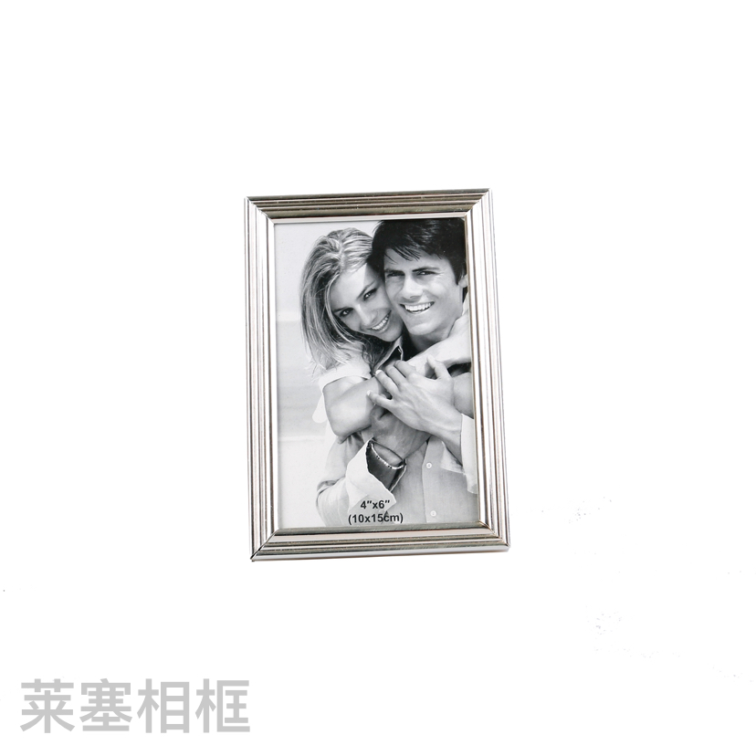 Three-stripe iron electroplated creative decorative item photo, home decoration gift, living room bedroom handicraft, metal photo frame