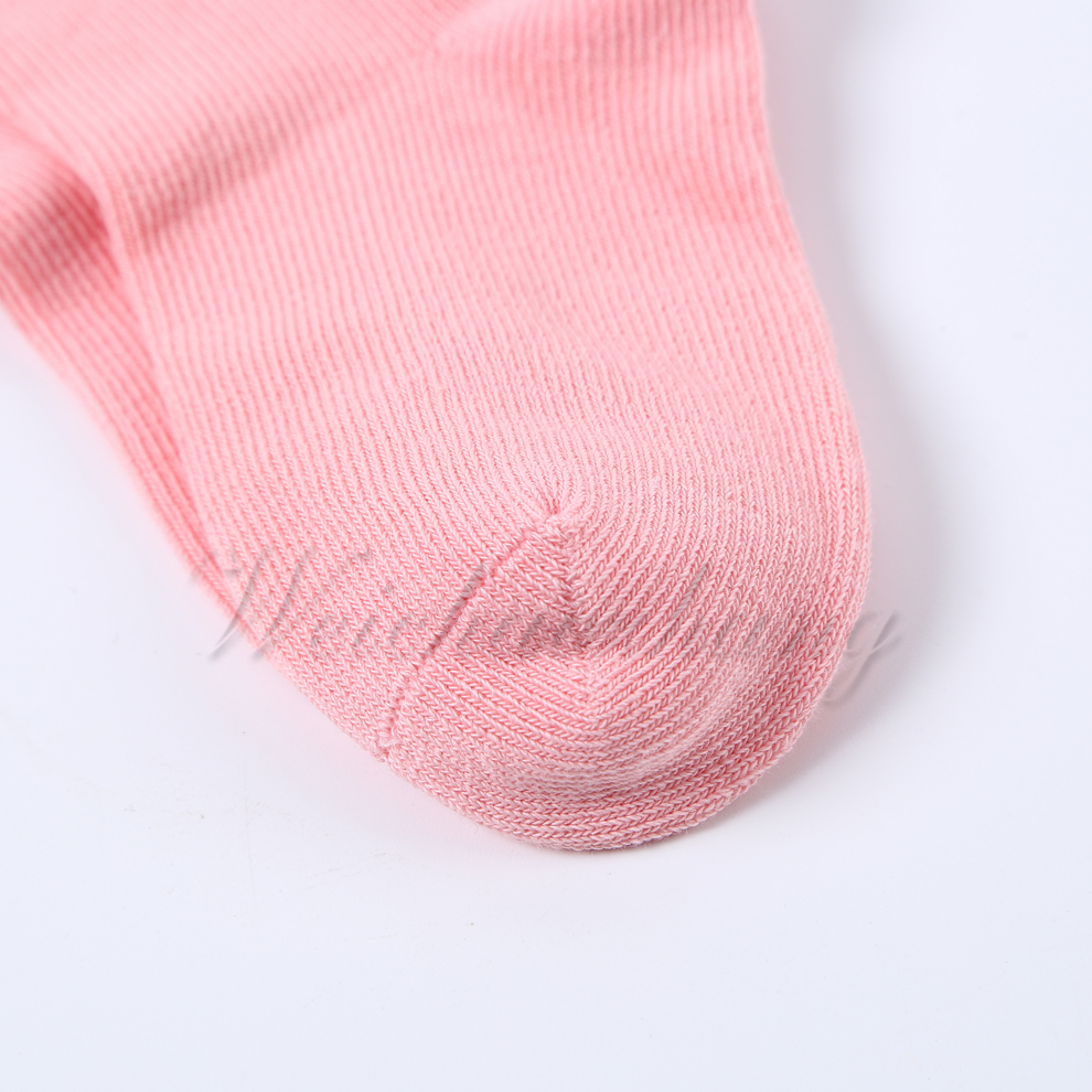 Wave-rolled toe design cotton texture new baby cotton socks for spring and autumn, comfortable solid color warm socks for babies Application Scenario