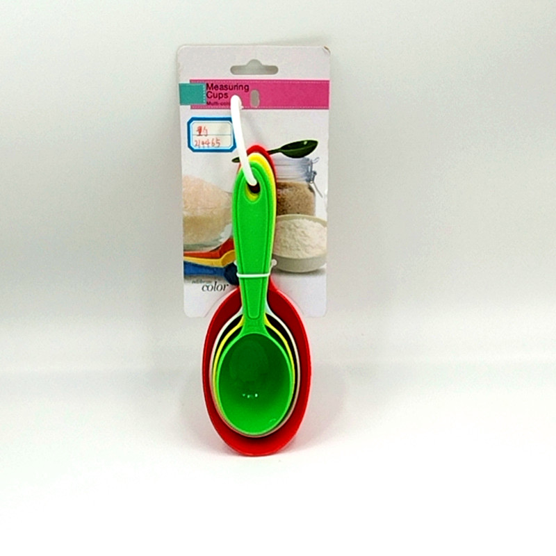 DIY plastic measuring spoon creative kitchen tool, colorful plastic household gram measuring spoon Specification image