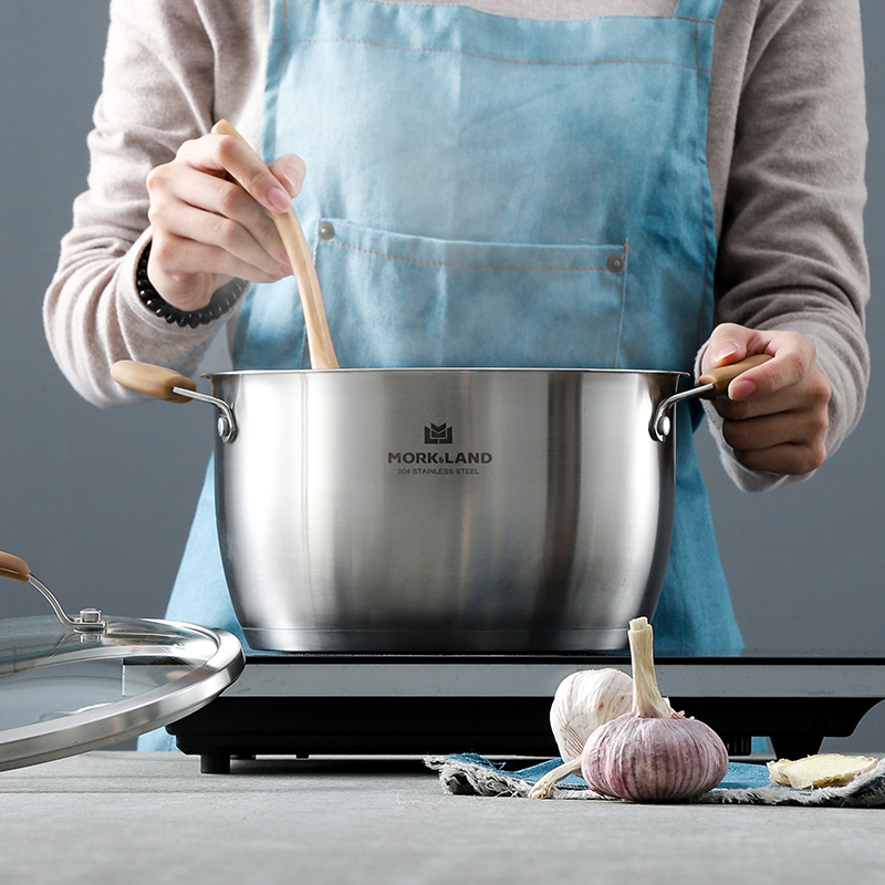 Mokland Steamer Double-Layer Household 304 Stainless Steel Steamer Pot Thickened Dual-Purpose Cooking Gas Stove Item Picture