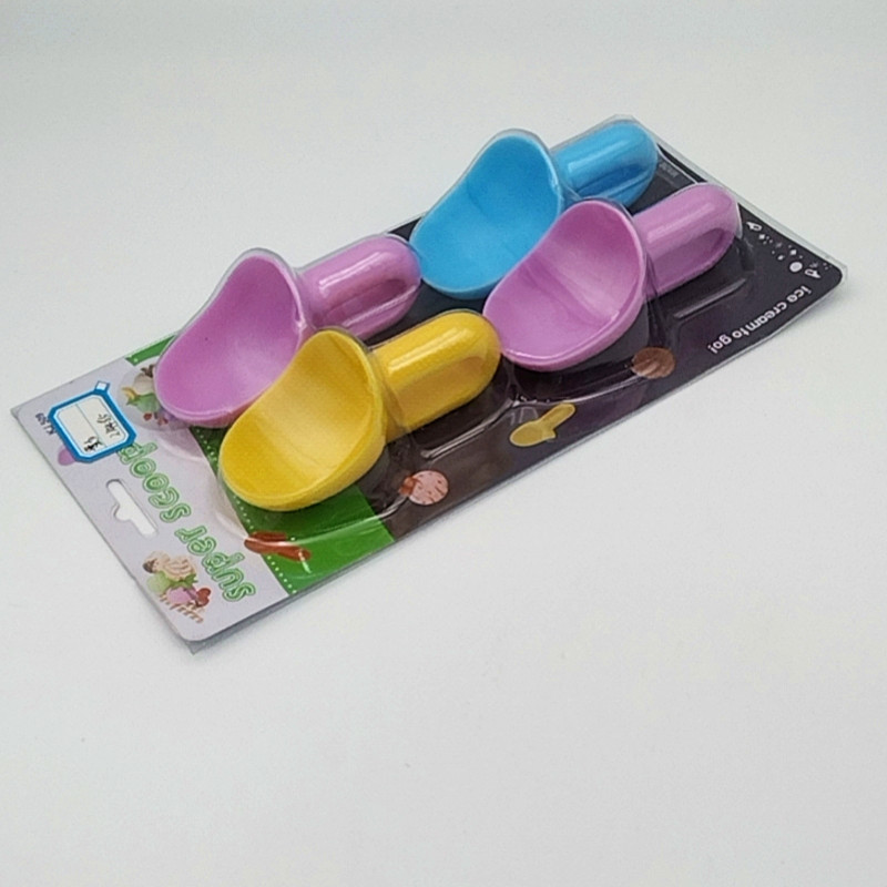 Kitchen plastic multi-functional four-piece ice cream scoop, ice cream scoop scoop, fruit scoop scoop details Picture