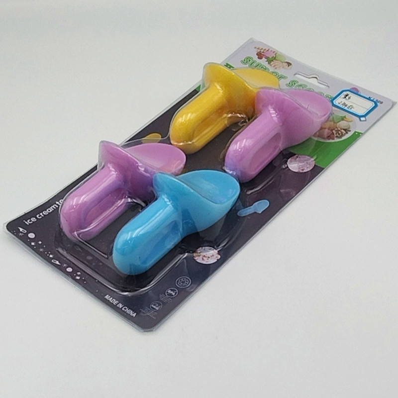 Kitchen plastic multi-functional four-piece ice cream scoop, ice cream scoop scoop, fruit scoop scoop Application Scenario