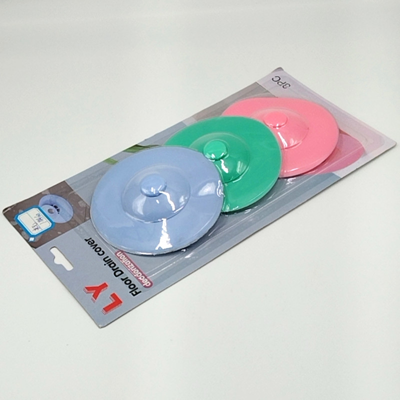 Press-type sink flying saucer-shaped floor drain cover, the same style as Douyin drainage outlet plug, anti-clogging floor drain factory Application Scenario