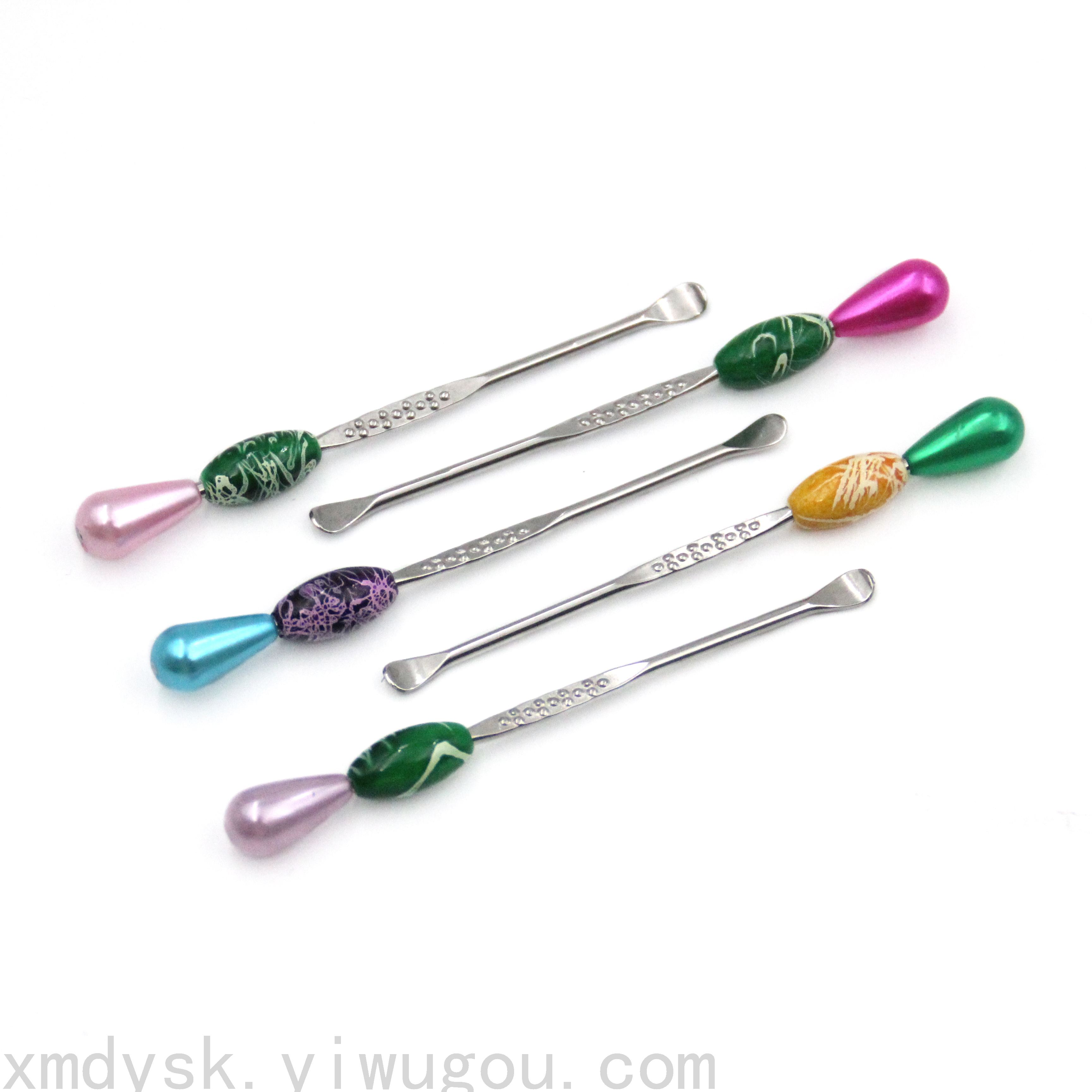 Creative pearl ear scoops, ear picks, ear cleaning tools, household ear scoops, cosmetic accessories wholesale Item Picture