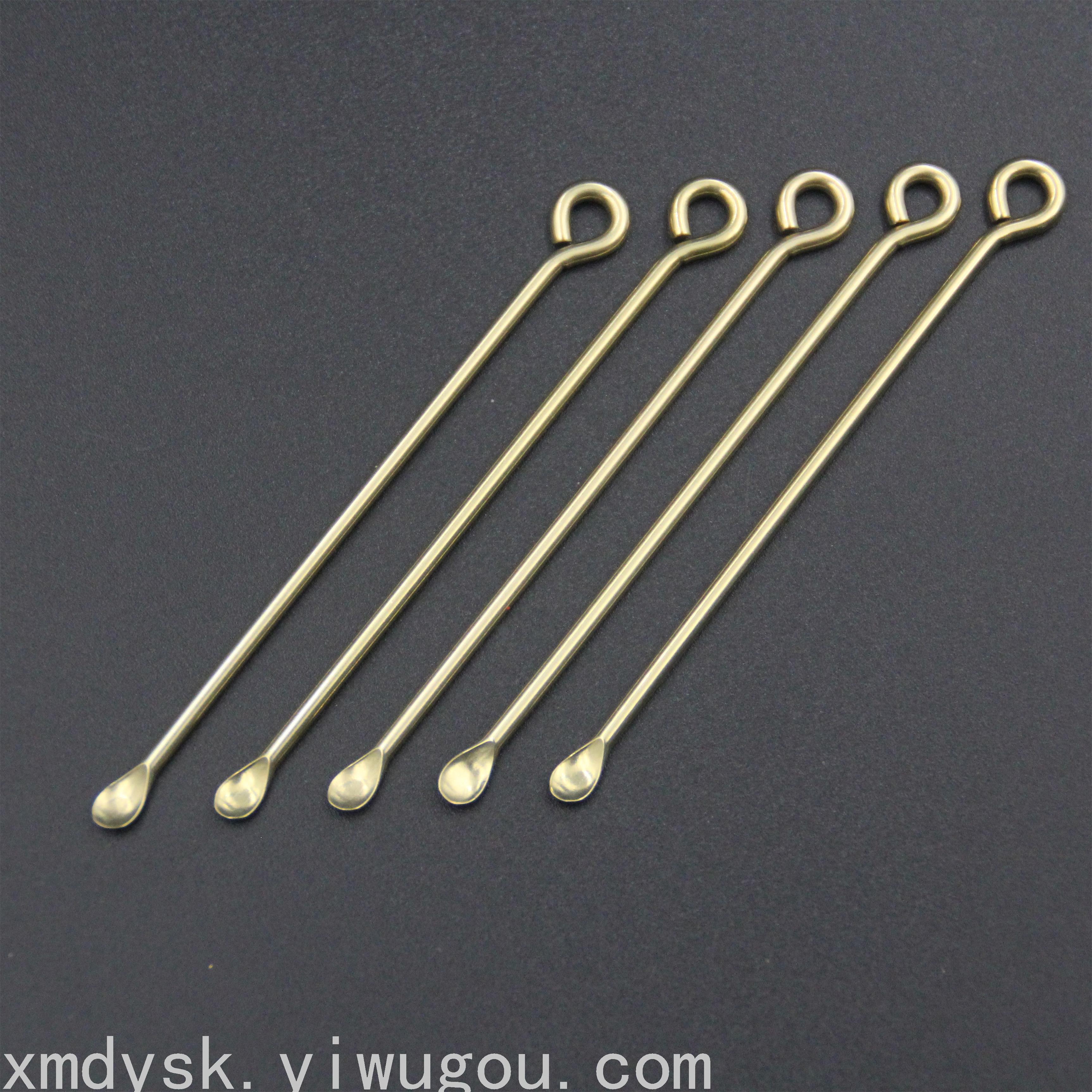Xinmeida pure copper ear scorer, simple ear scorer, ear picking magic tool, handmade ear scorer wholesale bottle 8421 details Picture