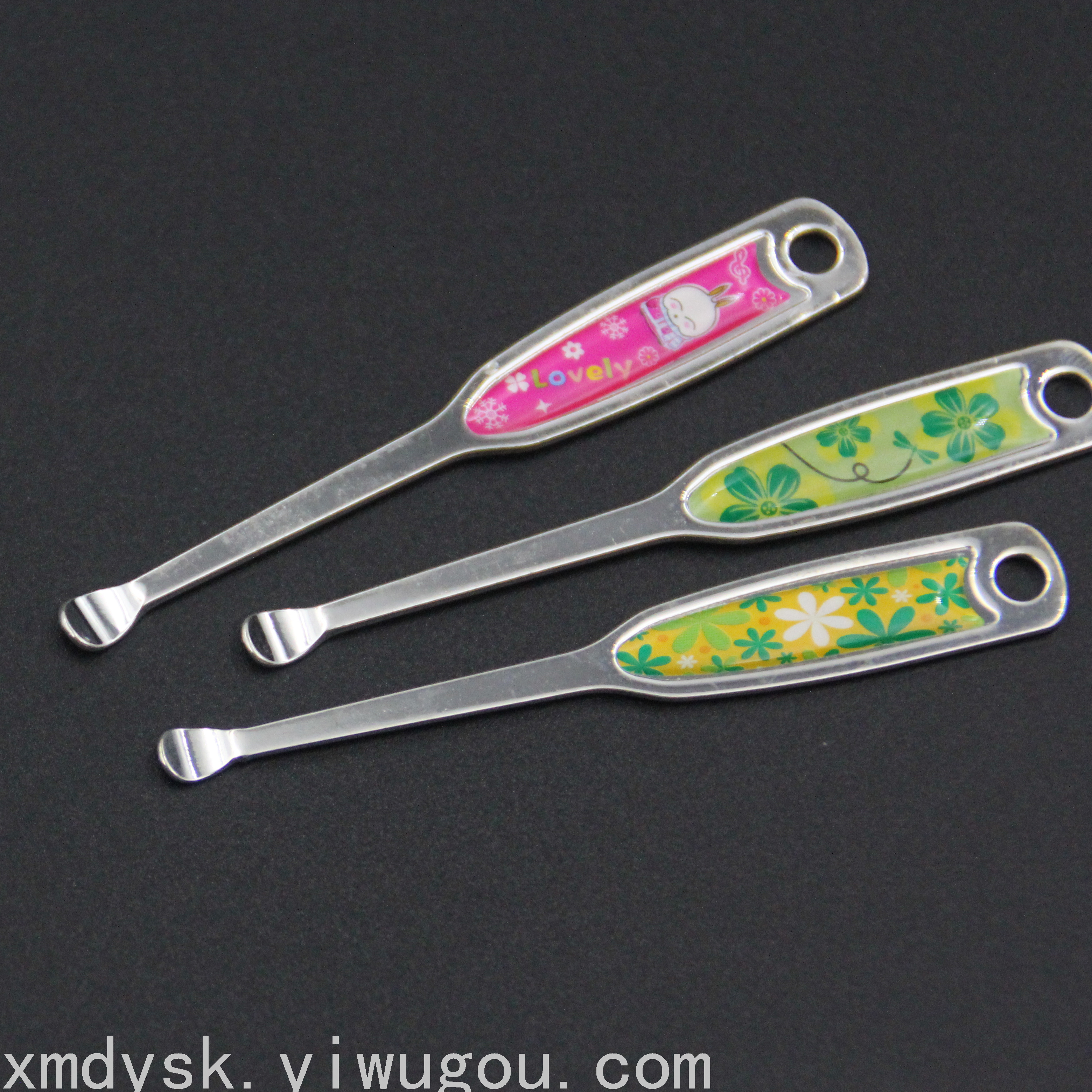 Xinmeida A008 Silver Cartoon ear scoop, creative and cute ear scoop, ear picker, ear picking tool for removing earwax details Picture