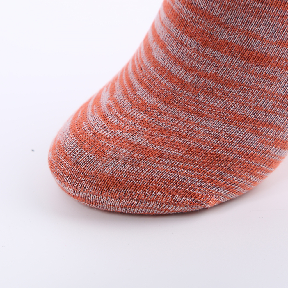 Striped mixed-color fashionable short socks, anti-odor and sweat-absorbing boat socks, summer thin breathable cotton low-top shallow-mouth sports short socks Item Picture