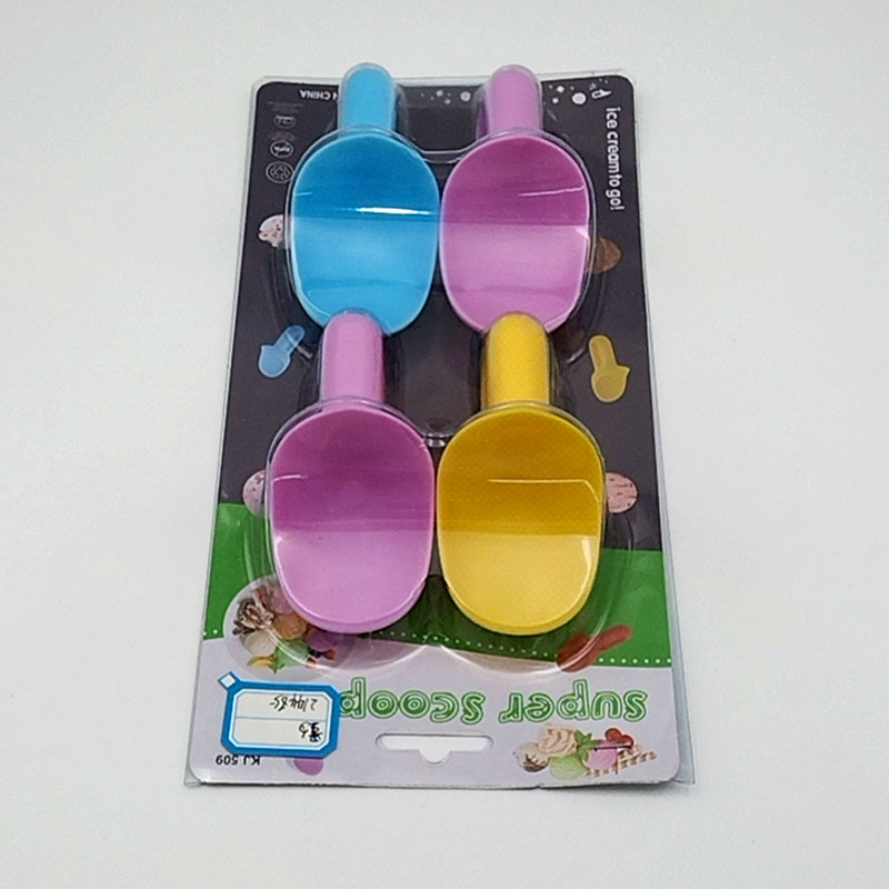 Kitchen plastic multi-functional four-piece ice cream scoop, ice cream scoop scoop, fruit scoop scoop