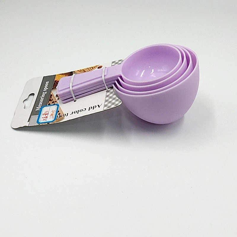 Simple rice-measuring spoon kitchen four-piece set, creative measuring spoon cup spoon, fashionable multi-functional five-grain spoon Specification image