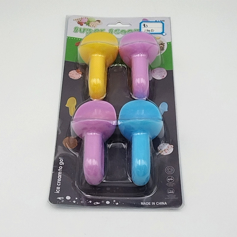 Kitchen plastic multi-functional four-piece ice cream scoop, ice cream scoop scoop, fruit scoop scoop Item Picture