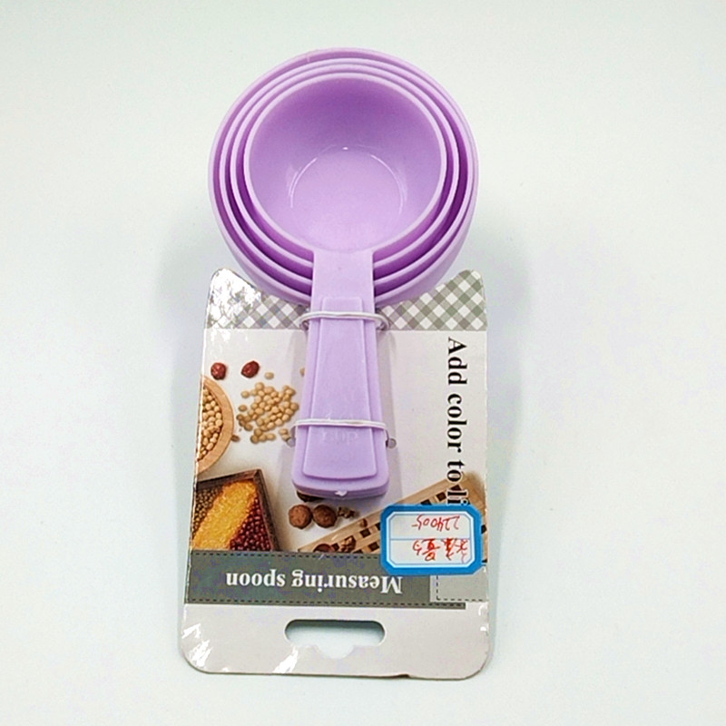 Simple rice-measuring spoon kitchen four-piece set, creative measuring spoon cup spoon, fashionable multi-functional five-grain spoon details Picture