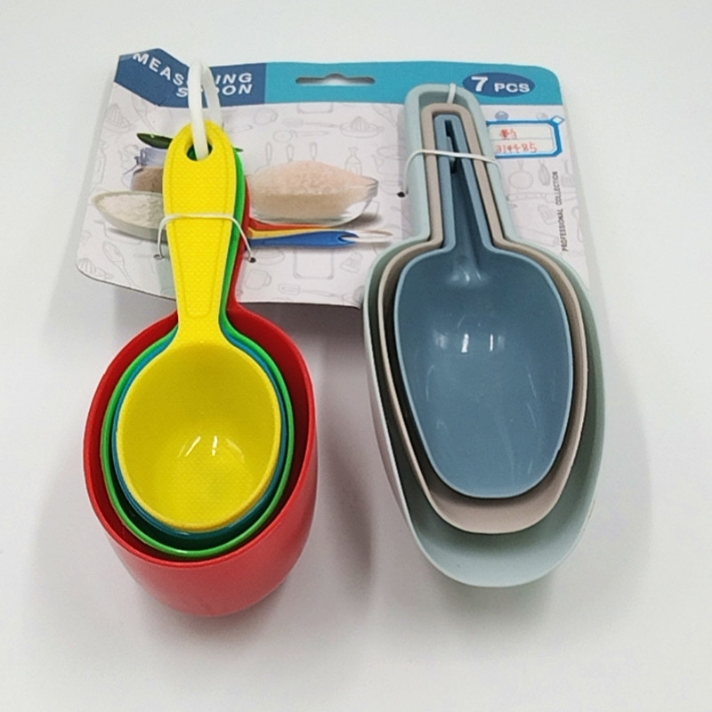 家庭版加厚PP塑料冰铲加刻度量勺彩色面粉铲厨具食品铲多功能铲子