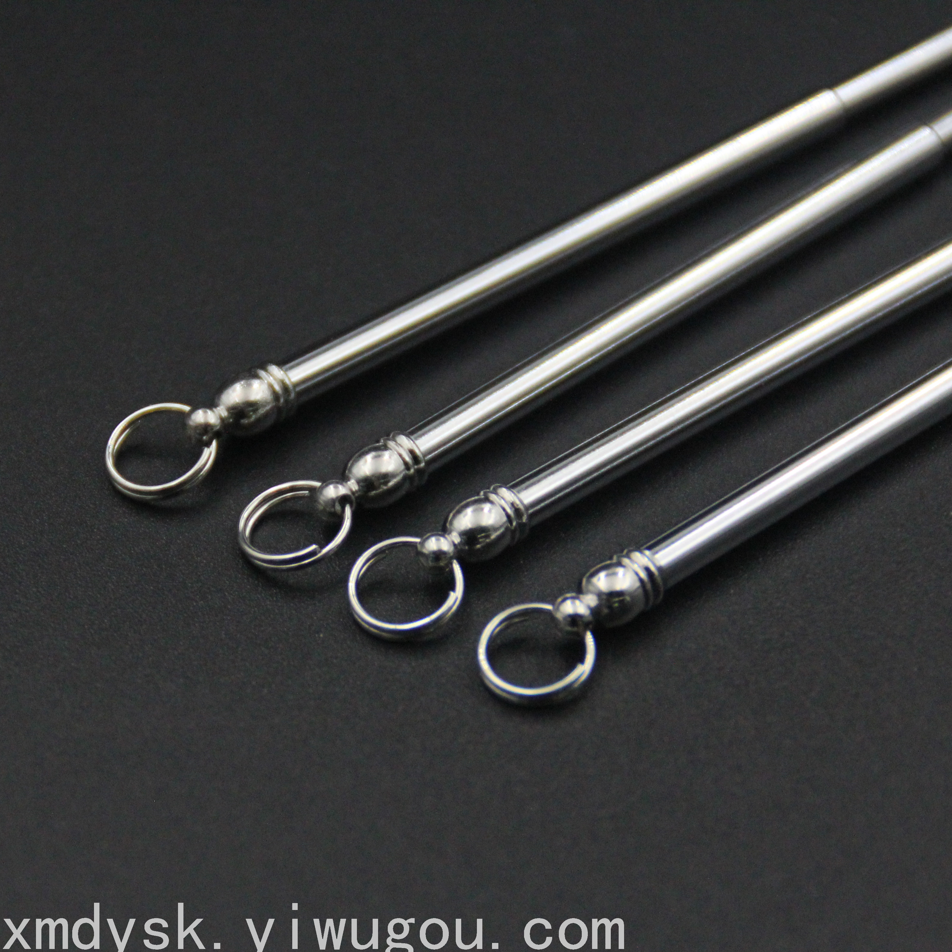 Creative telescopic pure copper ear spoon, stainless steel ear cleaning tool, ear cleaning wonder, portable storage bottle 8416 Item Picture