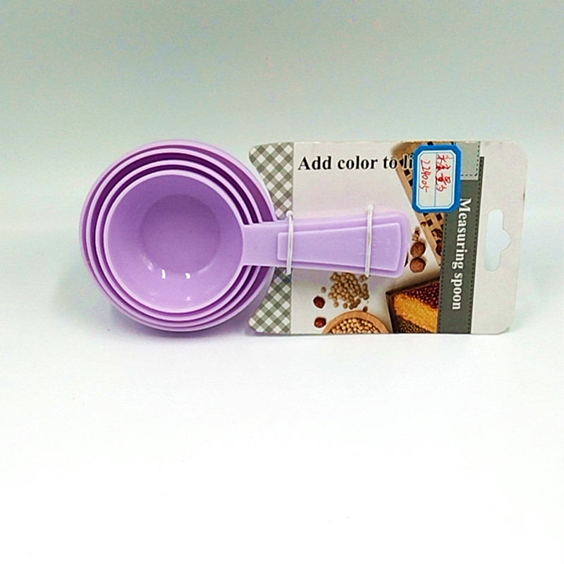 Simple rice-measuring spoon kitchen four-piece set, creative measuring spoon cup spoon, fashionable multi-functional five-grain spoon Application Scenario