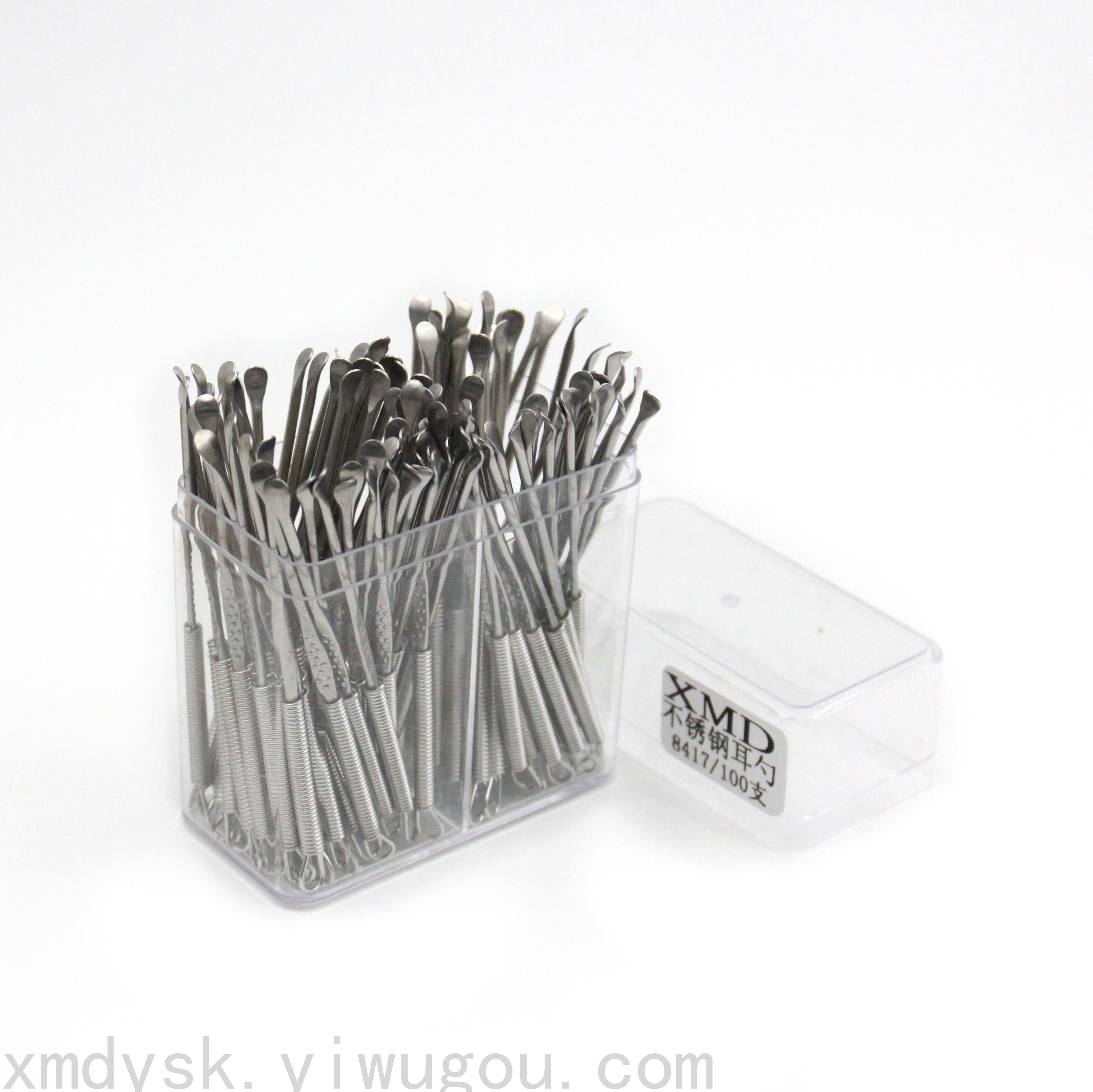 Stainless steel wire ear scoops, multi-purpose acne ear picks, creative spring ear scoops, earwax remover, ear picking tools 8416
