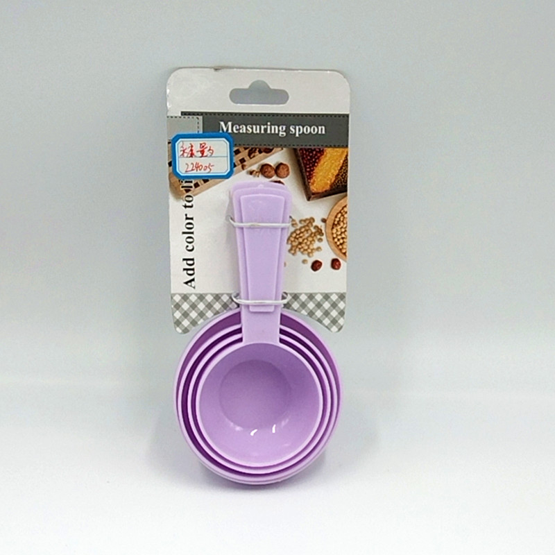 Simple rice-measuring spoon kitchen four-piece set, creative measuring spoon cup spoon, fashionable multi-functional five-grain spoon