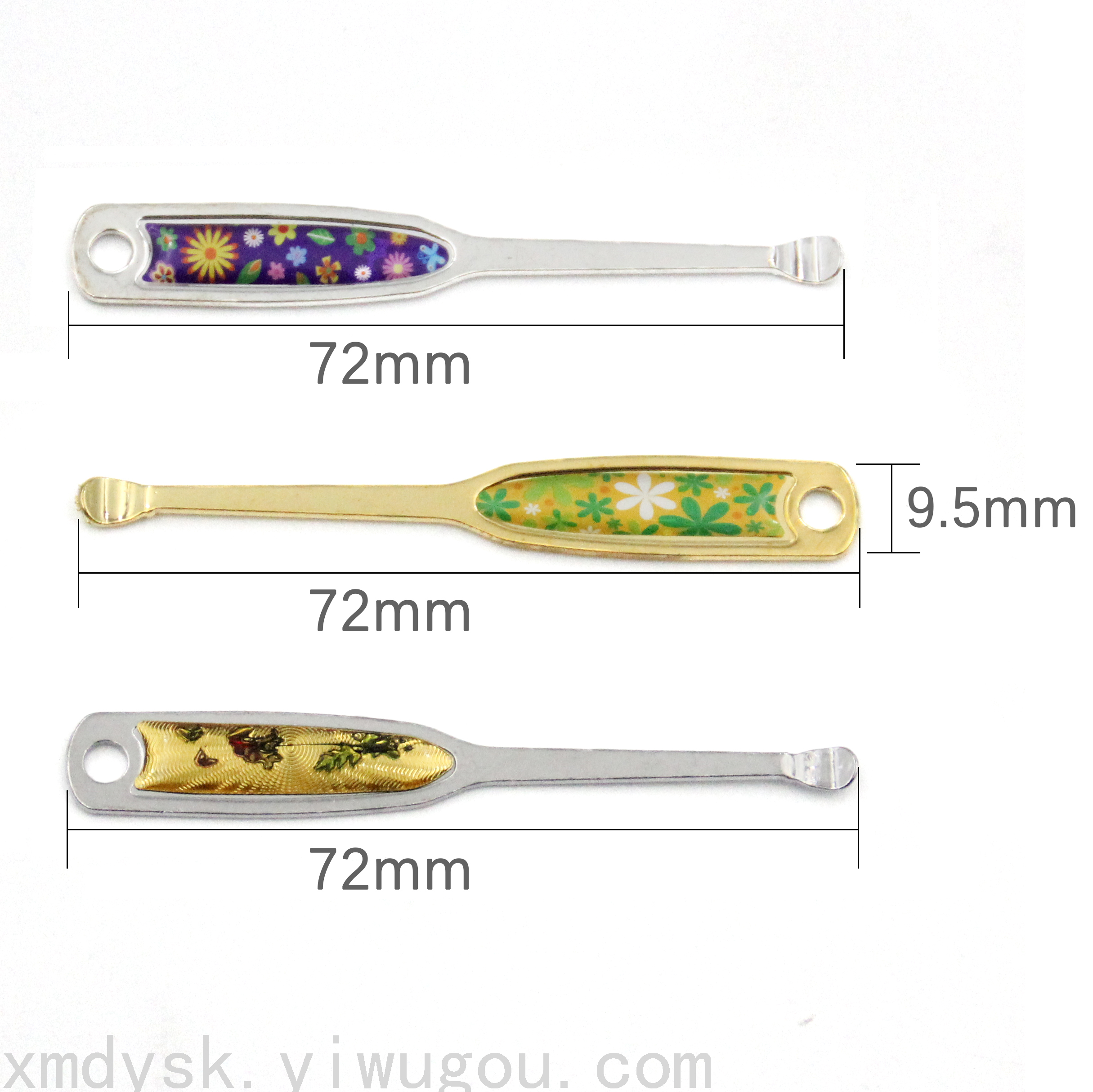 Xinmeida A008 Silver Cartoon ear scoop, creative and cute ear scoop, ear picker, ear picking tool for removing earwax Item Picture
