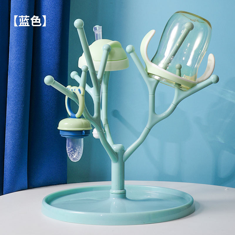 新款鹿角婴儿奶瓶架 可拆装晾干架 宝宝奶嘴奶瓶沥水架 盒装详情图4