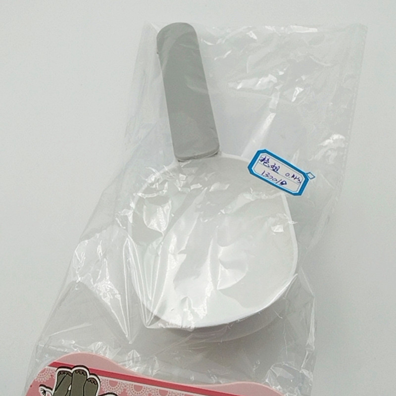 Best-selling kitchen multi-functional thickened soup spoon, practical plastic spoon, large spoon, folding long spoon Specification image