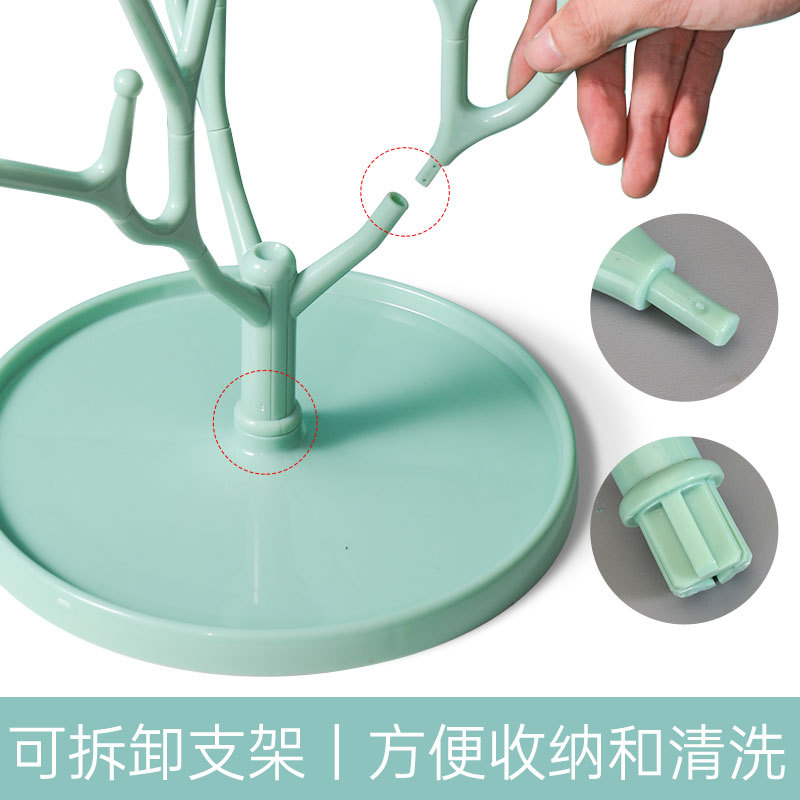 新款鹿角婴儿奶瓶架 可拆装晾干架 宝宝奶嘴奶瓶沥水架 盒装详情图2