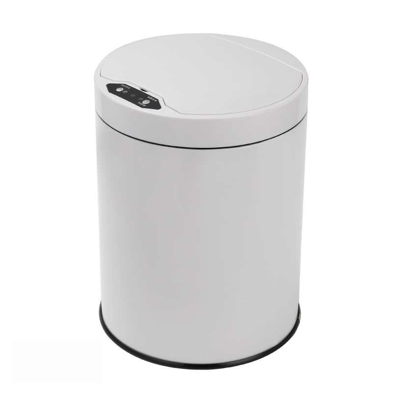 Creative stainless steel automatic smart trash can, multi-functional sensor trash can for home kitchen and living room, gift advertisement Item Picture