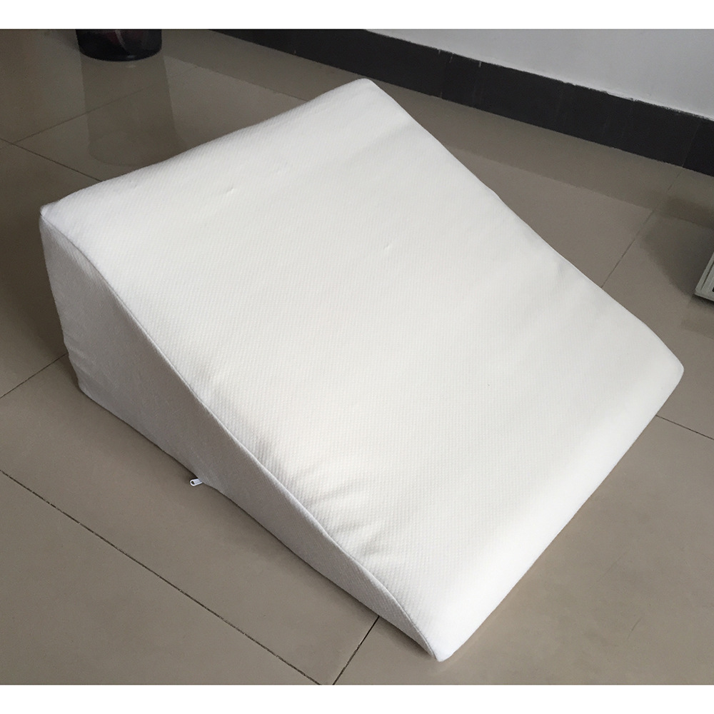 Amazon bestseller: wedge cushion triangular memory foam wedge cushion lift pad leg pillow details Picture