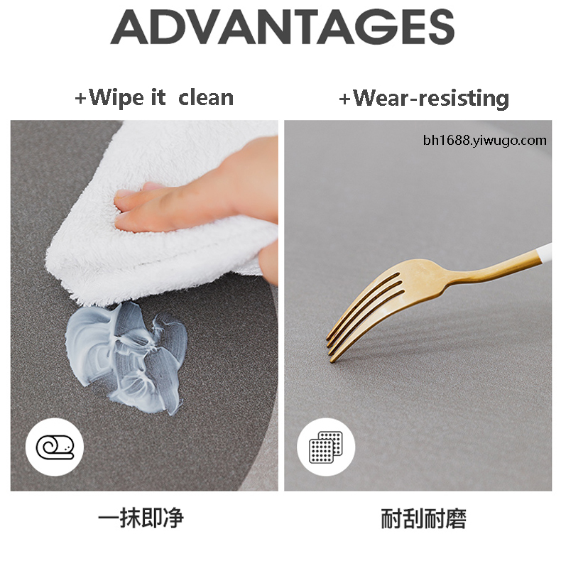 Diatom mud floor mat, water-absorbing floor mat, bathroom door, bathroom anti-slip foot mat, kitchen anti-oil stain mat Specification image