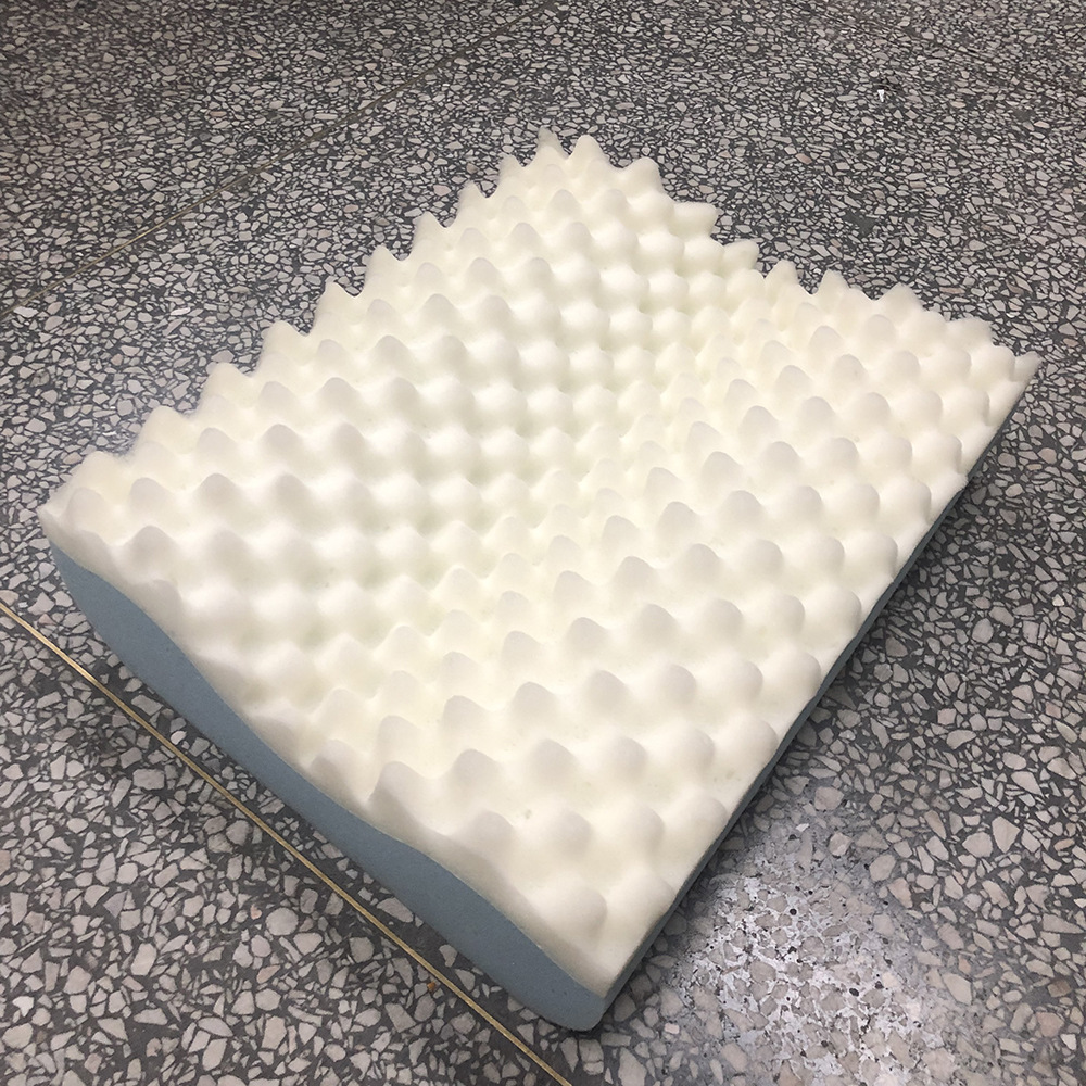 Amazon's best-selling breathable egg grid wave memory foam high and low pillows details Picture