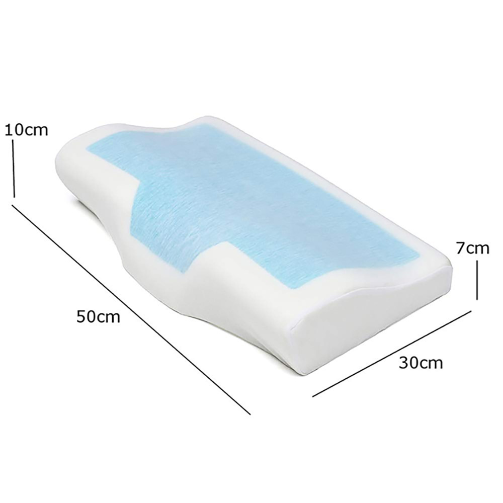 Amazon's best-selling butterfly-shaped memory foam pillow for sleeping on the side or back Item Picture